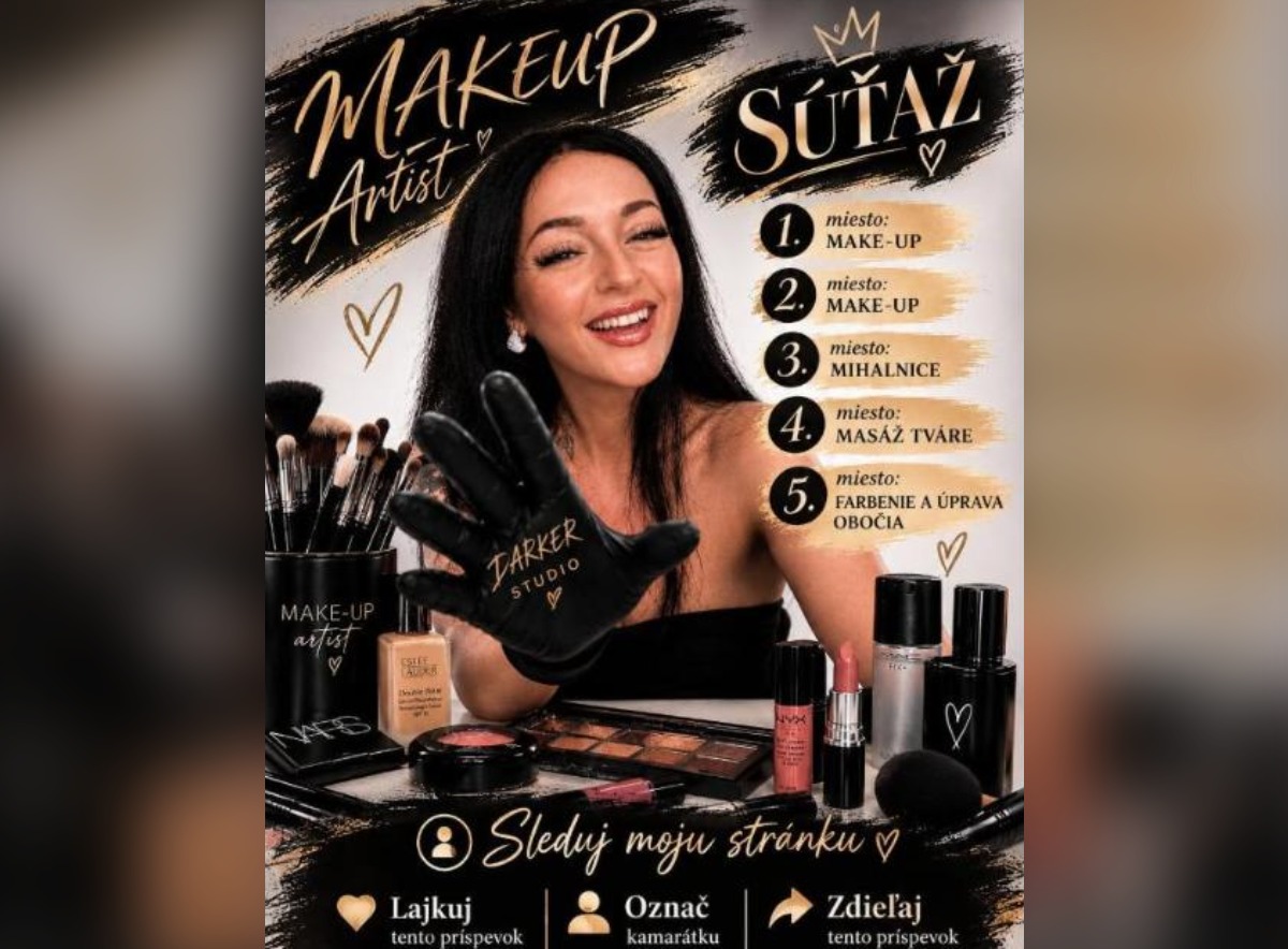 SÚŤAŽ Darker Studio: vyhrajte make-up, mihalnice, masáž tváre alebo úpravu obočia (5 výhercov)