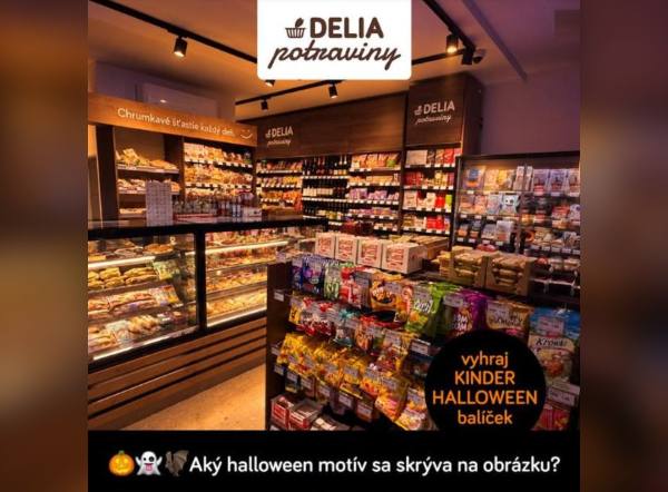 SÚŤAŽ DELIA potraviny: vyhrajte KINDER halloweensky balíček
