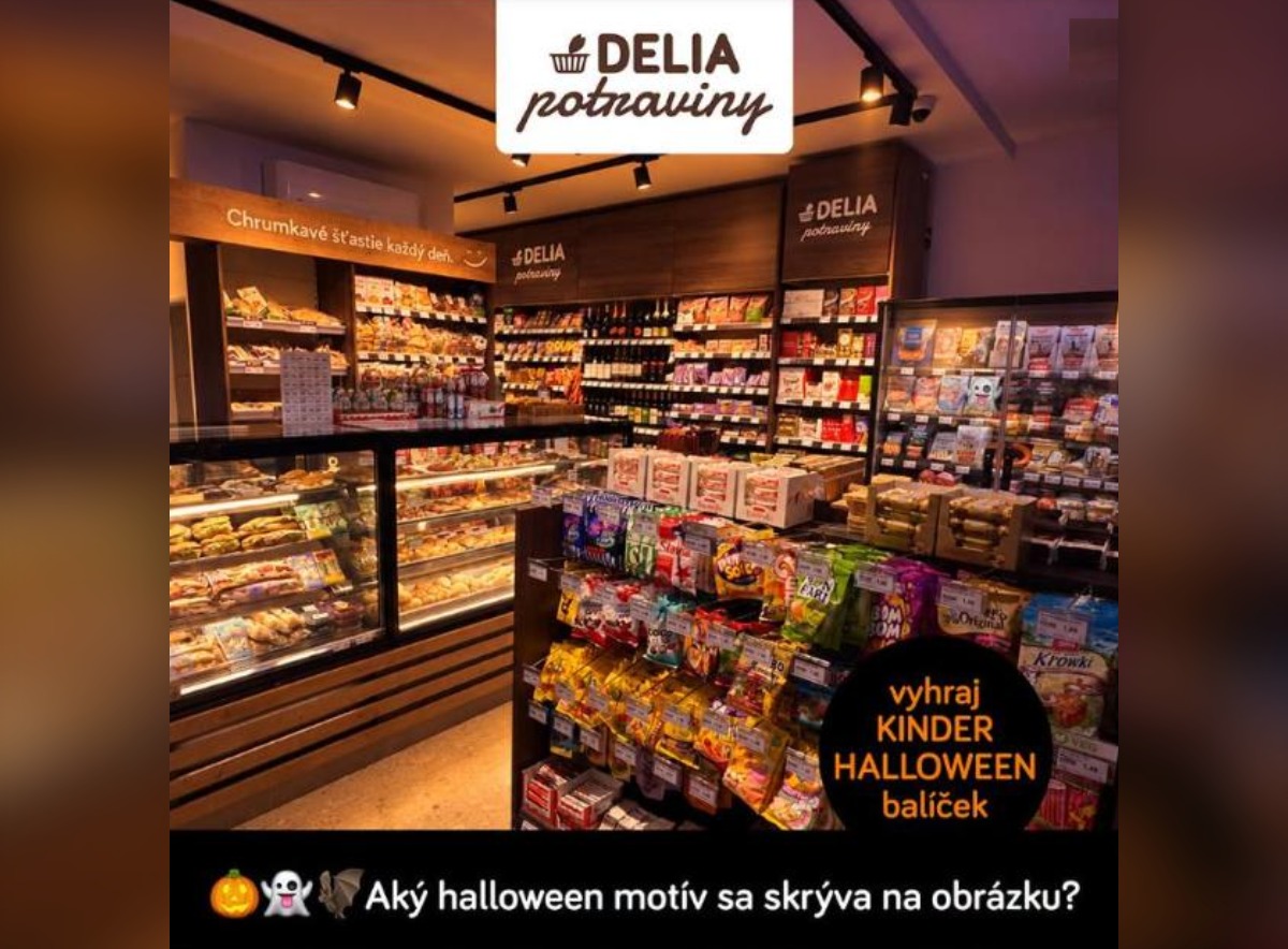SÚŤAŽ DELIA potraviny: vyhrajte KINDER halloweensky balíček