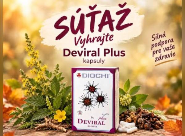 SÚŤAŽ Diochi: vyhrajte kapsuly Deviral plus (1 výherca)