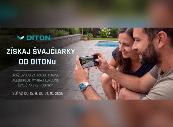 SÚŤAŽ DITON: vyhrajte švajčiarske hodinky Tissot alebo Mido (3 výhercovia)