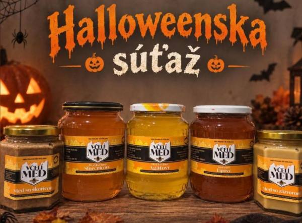 SÚŤAŽ Domáci včelí med: vyhrajte halloweensky balík piatich medov