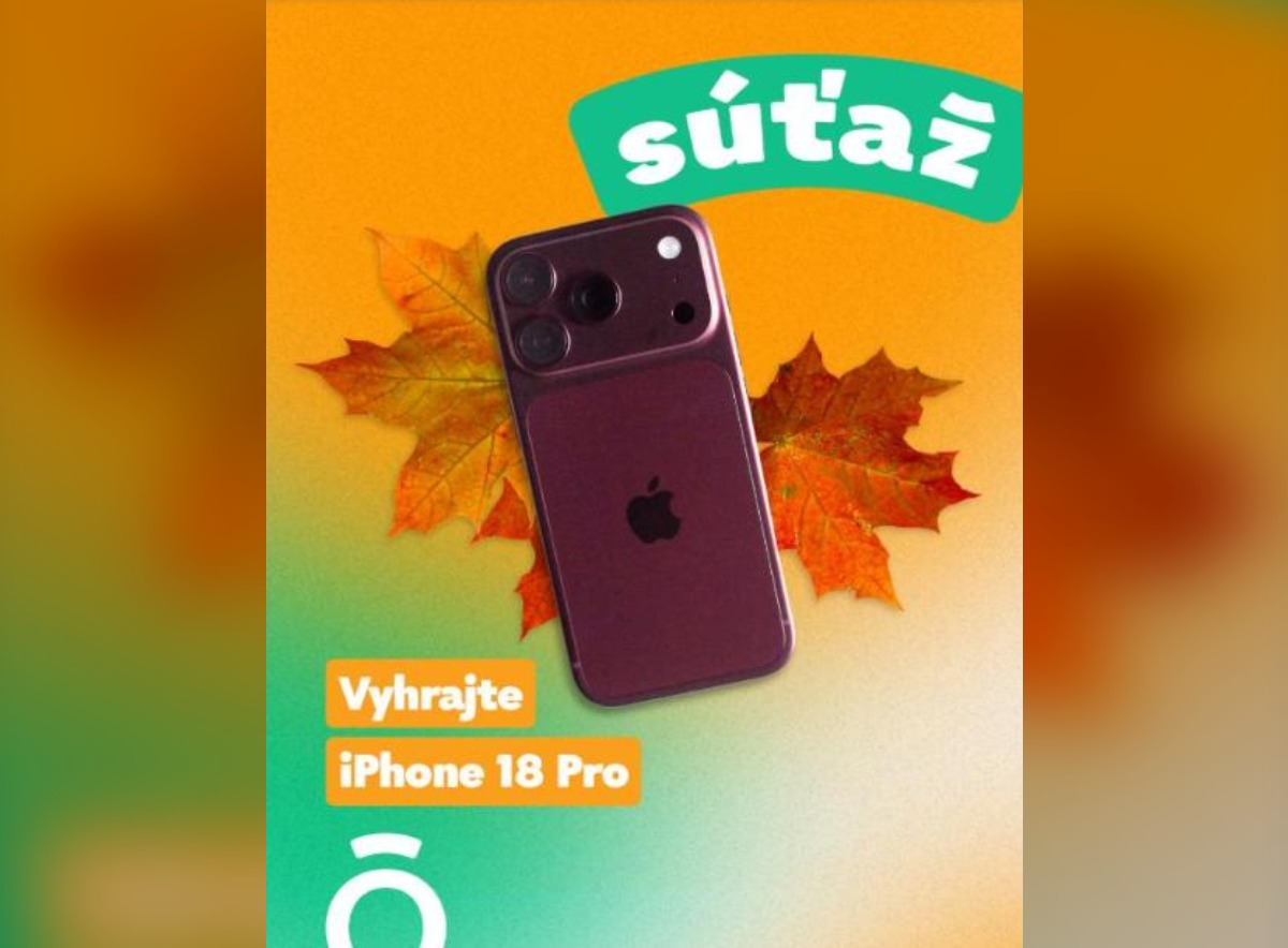 SÚŤAŽ Dôvera: vyhrajte iPhone 18 Pro v bordovej farbe (1 výherca)