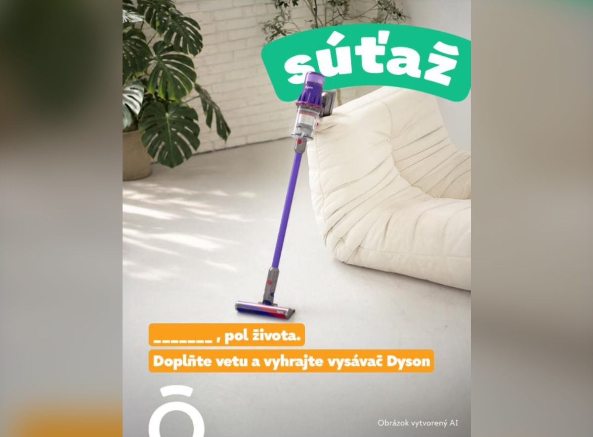 SÚŤAŽ Dôvera: vyhrajte tyčový vysávač Dyson (1 výherca)