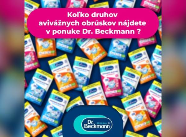 SÚŤAŽ Dr. Beckmann: vyhrajte balíček produktov Dr. Beckmann