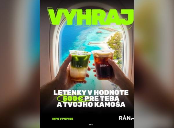 SÚŤAŽ Emefka × RÁNO: vyhrajte letenky v hodnote 500 € pre seba a kamoša