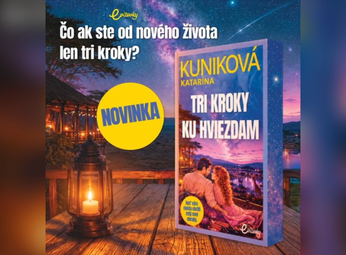SÚŤAŽ Evitovky: vyhrajte knihu Tri kroky ku hviezdam s podpisom autorky (3 výhercovia)