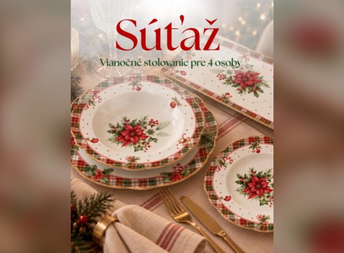 SÚŤAŽ Ewalds.sk: vyhrajte vianočné stolovanie pre 4 osoby (1 výherca)