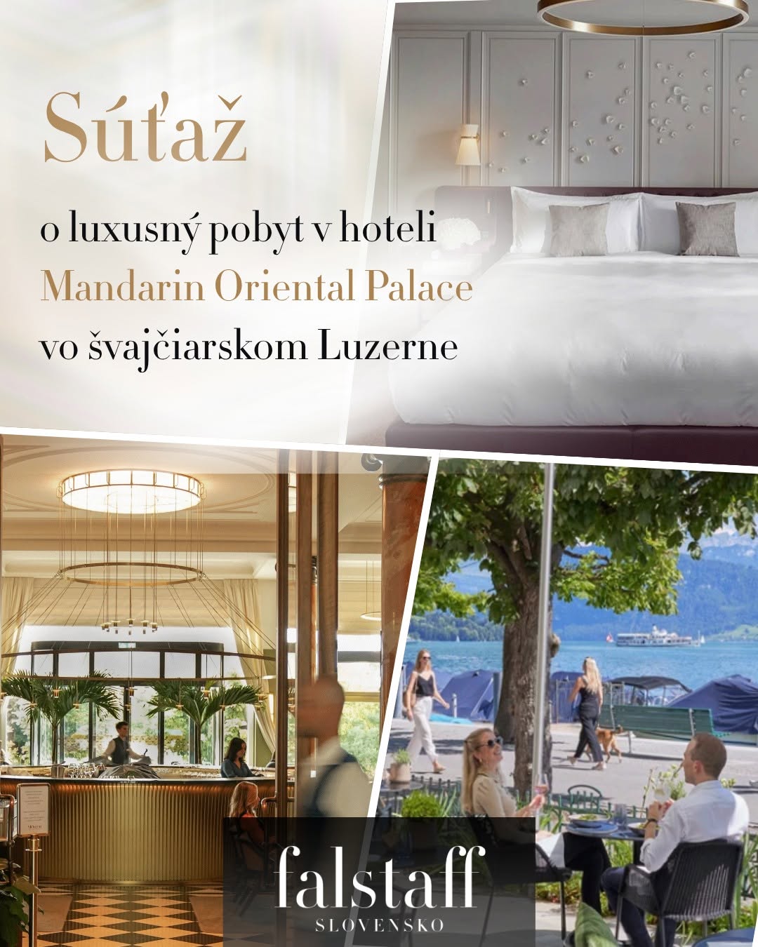 Súťaž Falstaff o luxusný pobyt vo švajčiarskom Luzerne