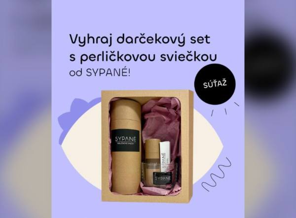 SÚŤAŽ Fitshaker a SYPANÉ: vyhrajte darčekový set s perličkovou sviečkou