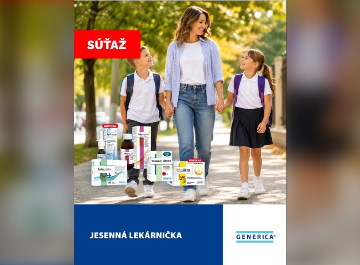 SÚŤAŽ Generica: vyhrajte balíček do rodinnej lekárničky
