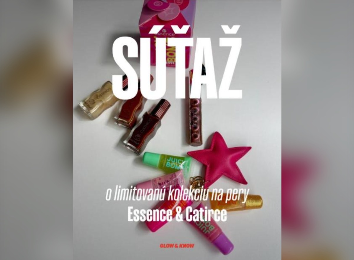 SÚŤAŽ Glow & Know SK: vyhrajte balíček na pery z limitiek Catrice & Essence (1 výherca)