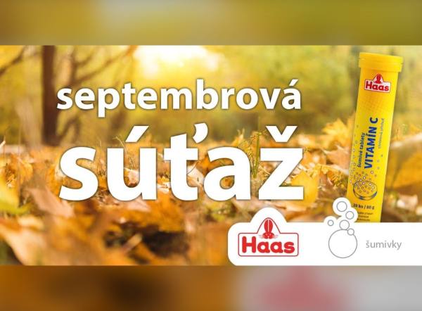 SÚŤAŽ Haas: vyhrajte balíček šumivých vitamínov (3 výhercovia)