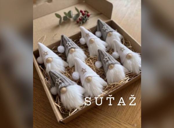 SÚŤAŽ Handmade Maca: vyhrajte 8 ručne šitých škriatkov na zavesenie