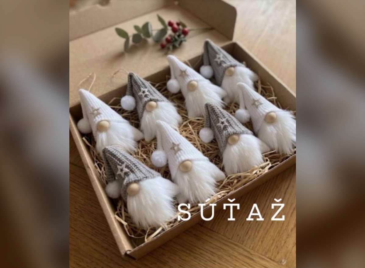 SÚŤAŽ Handmade Maca: vyhrajte 8 ručne šitých škriatkov na zavesenie