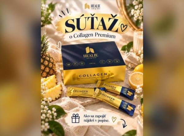 SÚŤAŽ Healie: vyhrajte Collagen Premium (2 výhercovia)