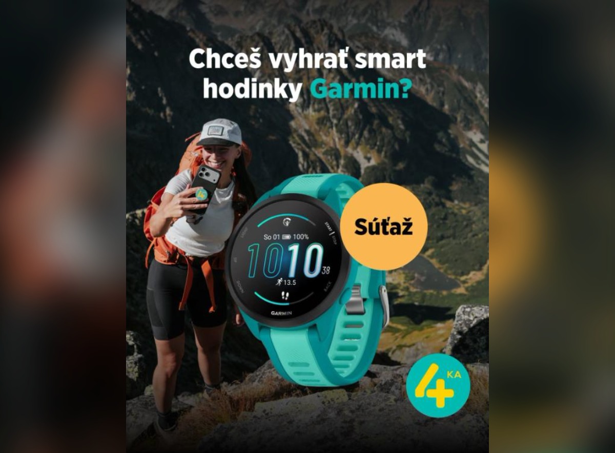 SÚŤAŽ Hikemates × 4ka: vyhrajte smart hodinky Garmin Forerunner 165 Music