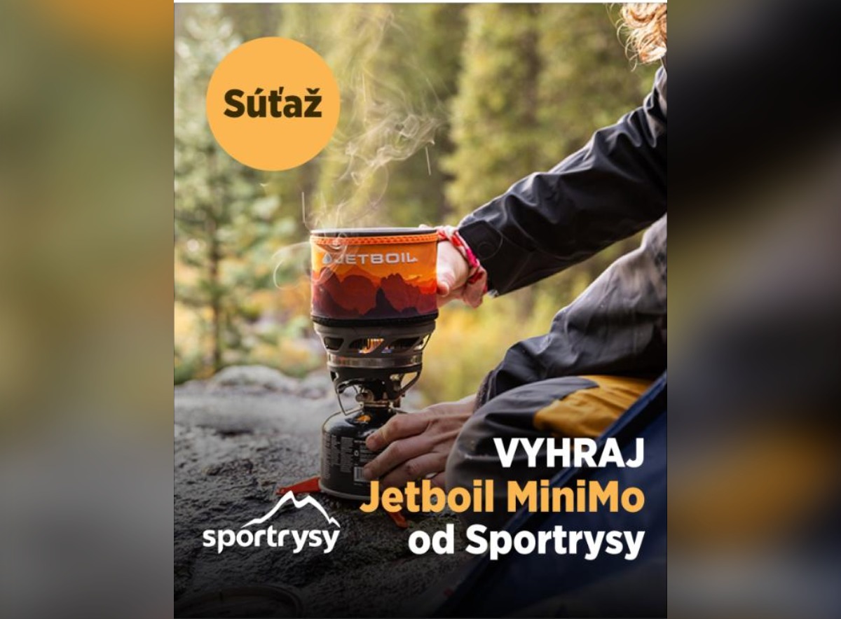 SÚŤAŽ Hikemates a Sportrysy: vyhrajte varič Jetboil MiniMo