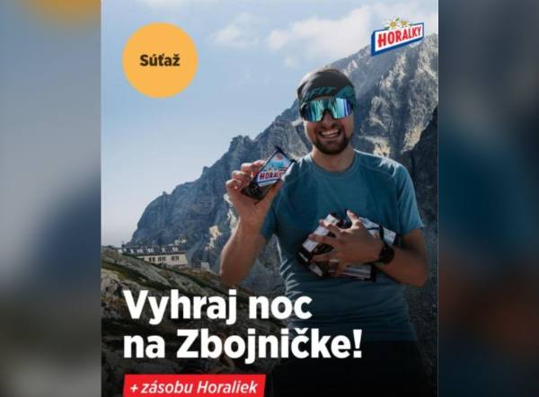 SÚŤAŽ Horalky × Hikemates: vyhrajte noc na Zbojníckej chate a kartón Horaliek (1 výherca)