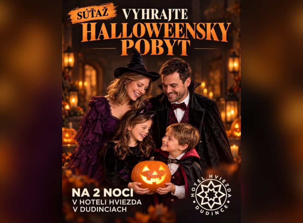 SÚŤAŽ Hotel Hviezda Dudince: vyhrajte halloweensky rodinný pobyt na 2 noci