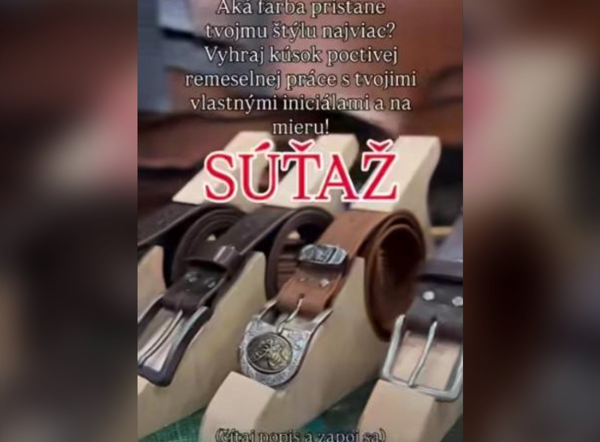 SÚŤAŽ Keram leather design: vyhrajte kožený opasok s iniciálami na mieru (1 výherca)