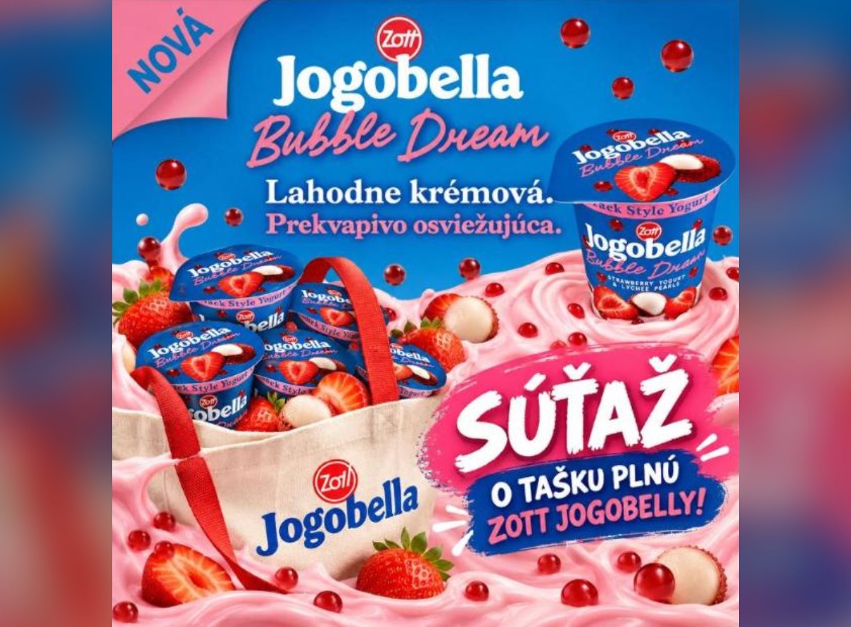 SÚŤAŽ Ko.Ma.Co: vyhrajte tašku plnú jogurtov Zott Jogobella (2 výhercovia)