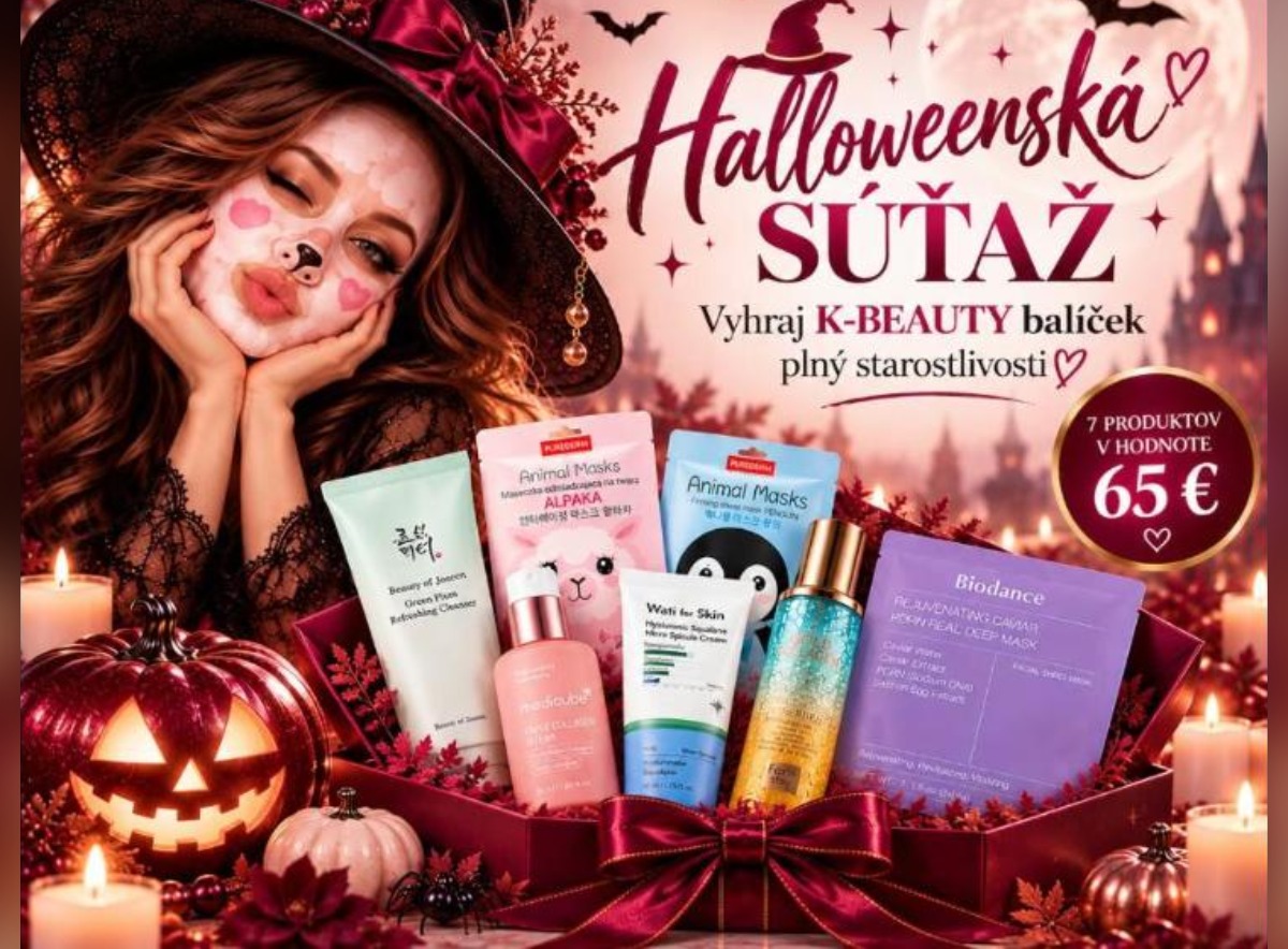 SÚŤAŽ Kozmetikovo.sk: vyhrajte K-BEAUTY balíček v hodnote 65 € (Halloweenska súťaž)