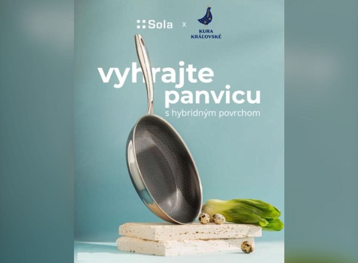 SÚŤAŽ Kura Kráľovské a Sola: vyhrajte panvicu s hybridným povrchom