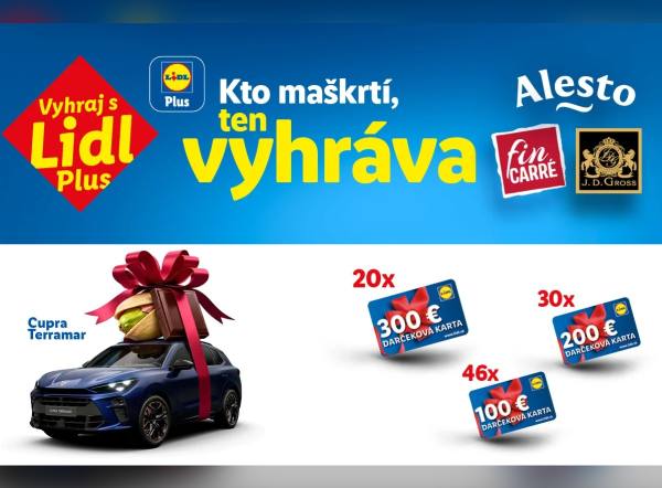 SÚŤAŽ LIDL: vyhrajte auto Cupra Terramar a darčekové karty (97 výhercov)