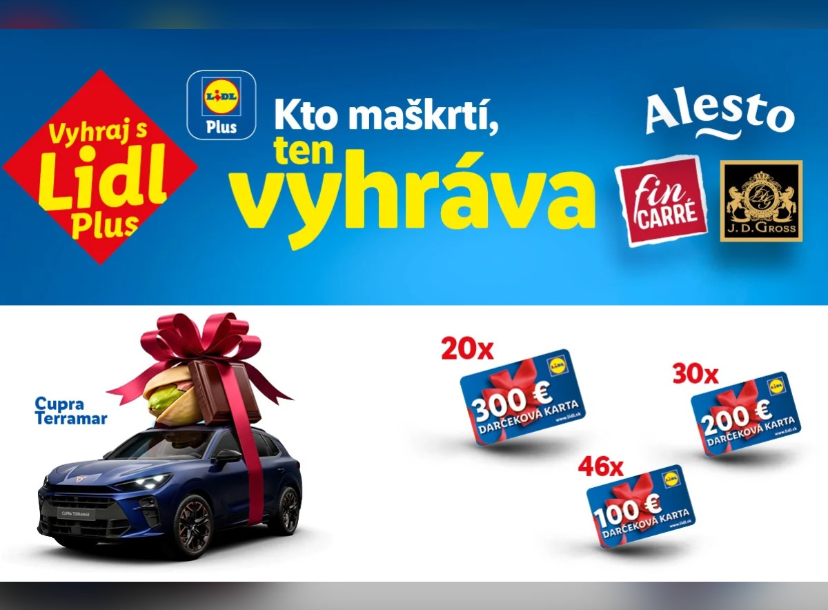 SÚŤAŽ LIDL: vyhrajte auto Cupra Terramar a darčekové karty (97 výhercov)