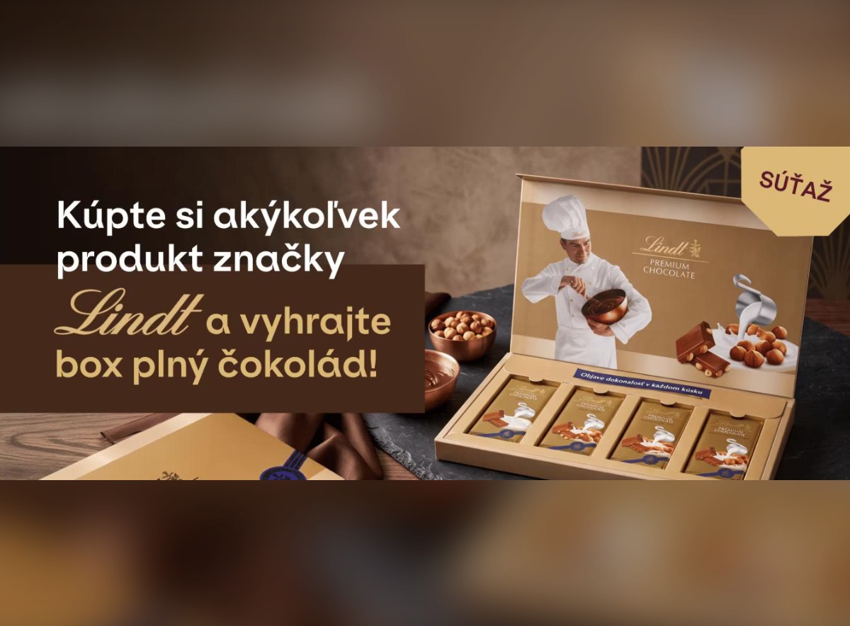 SÚŤAŽ Lunys: vyhrajte box čokolád Lindt (3 výhercovia)