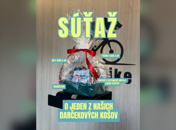 SÚŤAŽ MacoBike: vyhrajte darčekový kôš športovej výživy