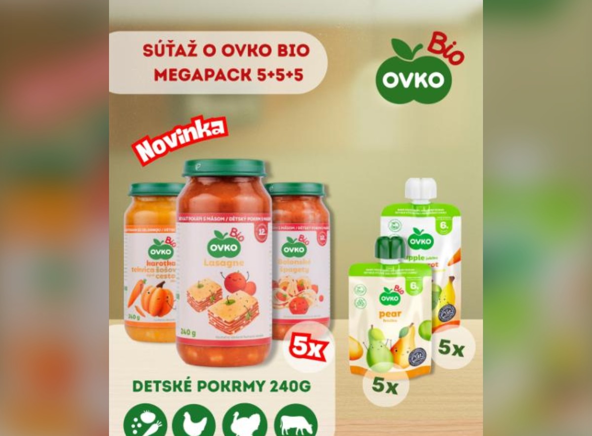 SÚŤAŽ mama_a_ja a OVKO: vyhrajte OVKO Bio megabalík 5+5+5 (3 výherkyňe)