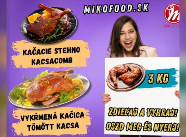 SÚŤAŽ Mikofood: vyhrajte 3 kg kuracích stehien
