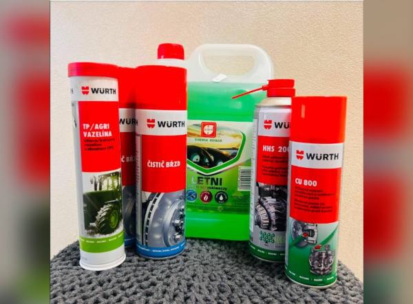 SÚŤAŽ Mišelin service: vyhrajte balíček autokozmetiky WÜRTH