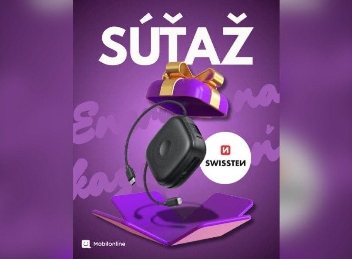 SÚŤAŽ mobilonline.sk: vyhrajte powerbanku Swissten Voltbox MagGO 10 000 mAh