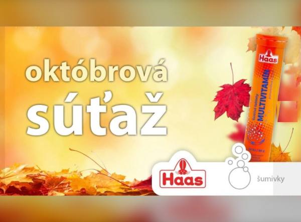 SÚŤAŽ Musíšumieť (Haas): vyhrajte balíček šumivých vitamínov (3 výhercovia)