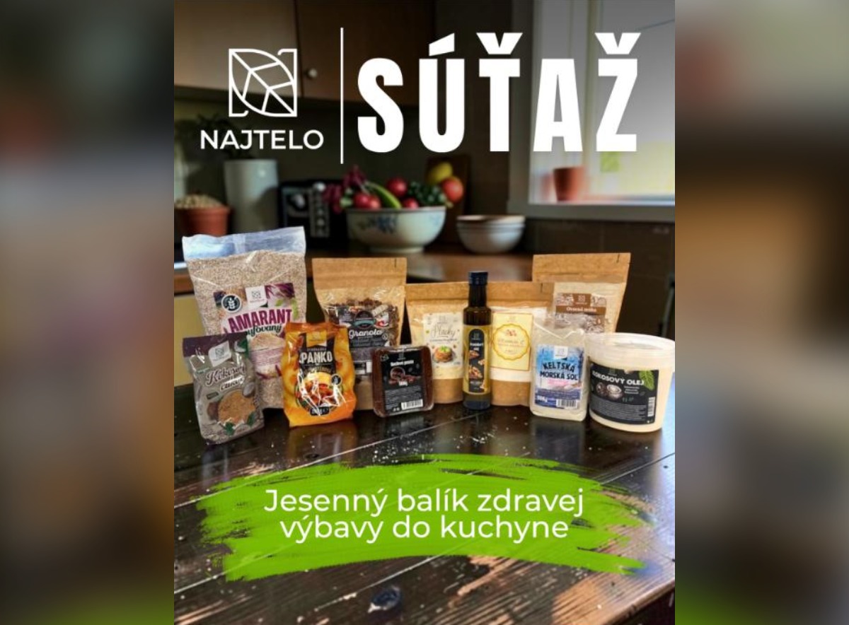 SÚŤAŽ Najtelo: vyhrajte jesenný balík zdravej výbavy do kuchyne (1 výherca)
