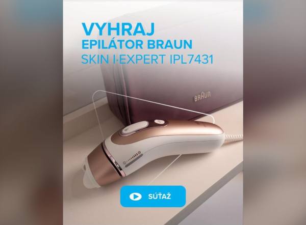 SÚŤAŽ NAY: vyhrajte epilátor Braun Skin i·expert IPL7431