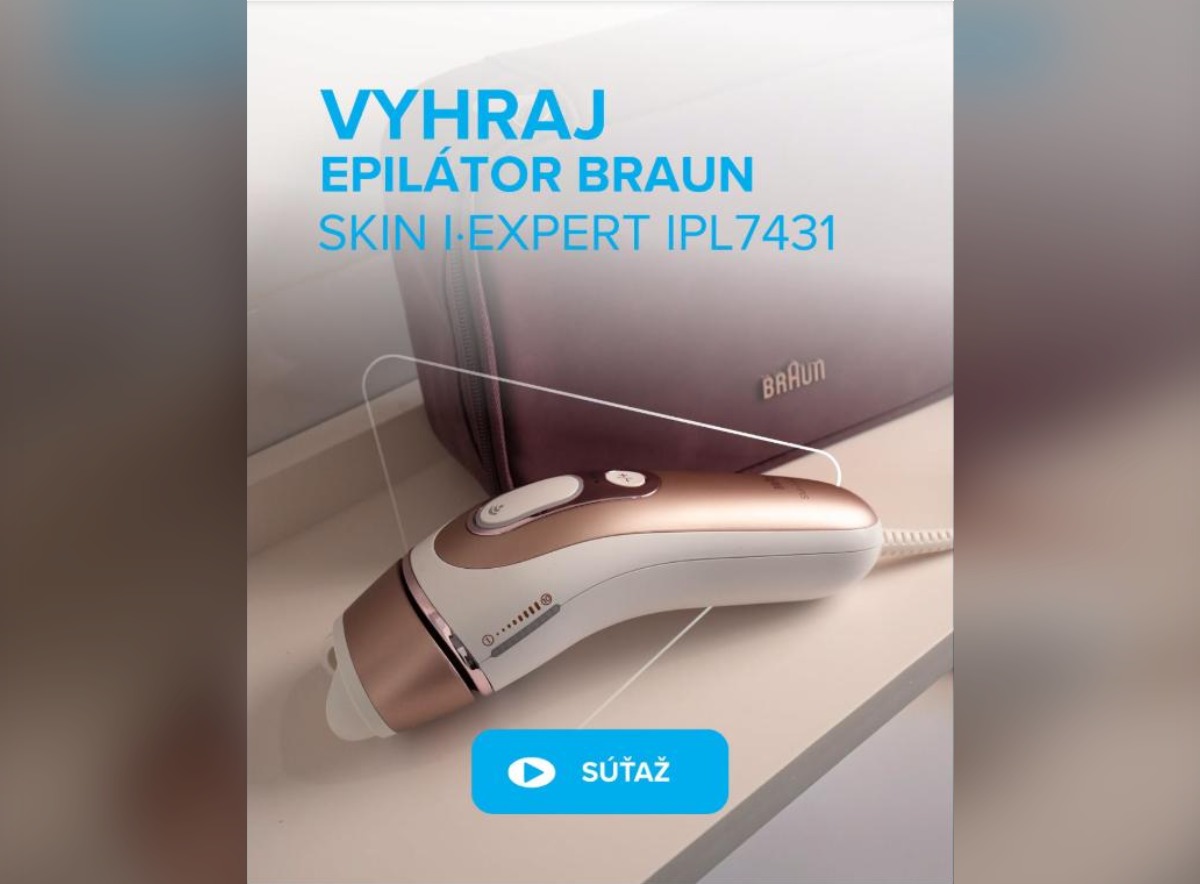 SÚŤAŽ NAY: vyhrajte epilátor Braun Skin i·expert IPL7431