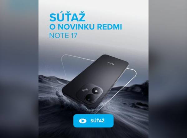 SÚŤAŽ NAY: vyhrajte smartfón Redmi Note 17