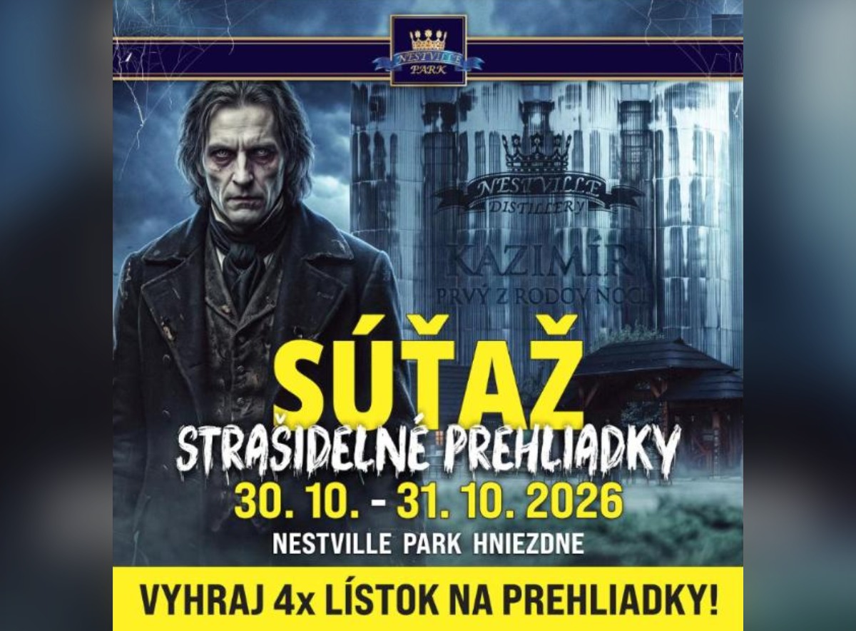 SÚŤAŽ Nestville Park: vyhrajte lístky na Strašidelné prehliadky – Facebook (2 výhercovia)