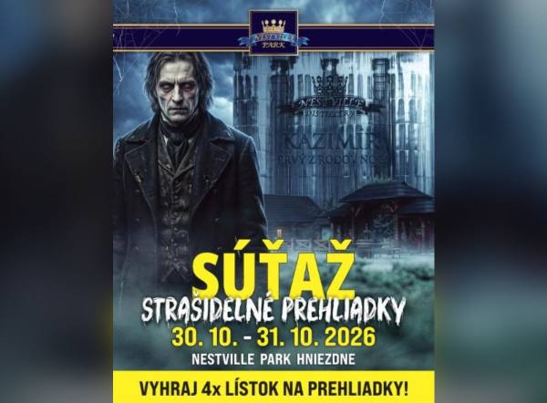 SÚŤAŽ Nestville Park: vyhrajte lístky na Strašidelné prehliadky (2 výhercovia)