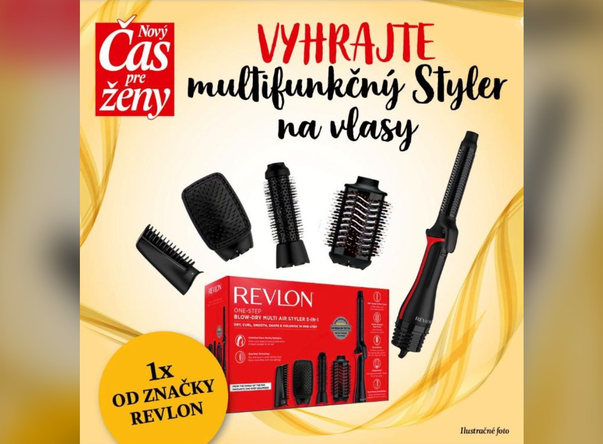 SÚŤAŽ Nový Čas pre ženy: vyhrajte multifunkčný styler Revlon