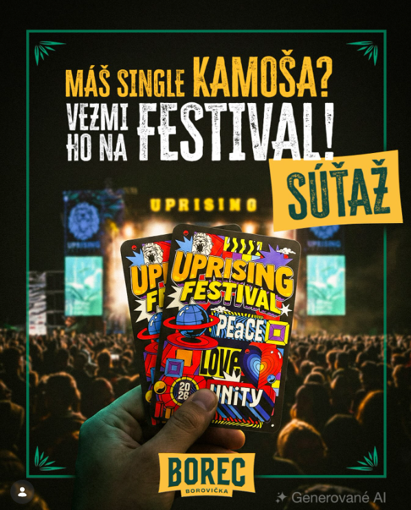 SÚŤAŽ o 2 lístky na Uprising Festival