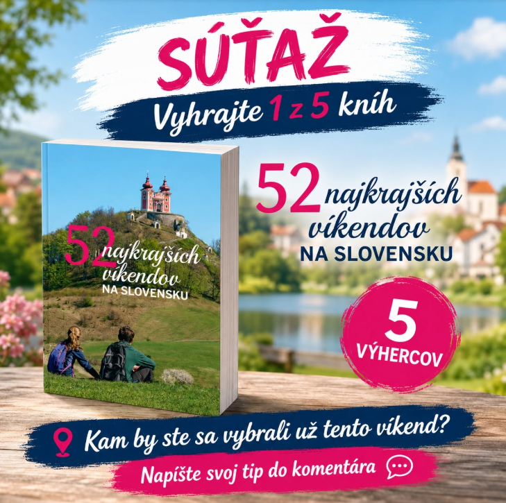 Súťaž o 5 kníh 52 najkrajších víkendov na Slovensku