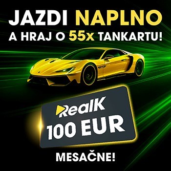 SÚŤAŽ O 55 X 100 € MESAČNE - RealK