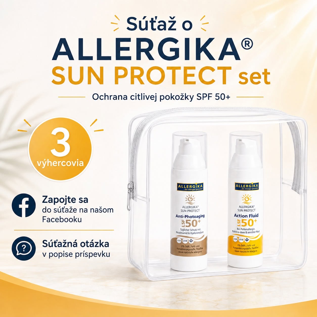Súťaž o ALLERGIKA SUN PROTECT set