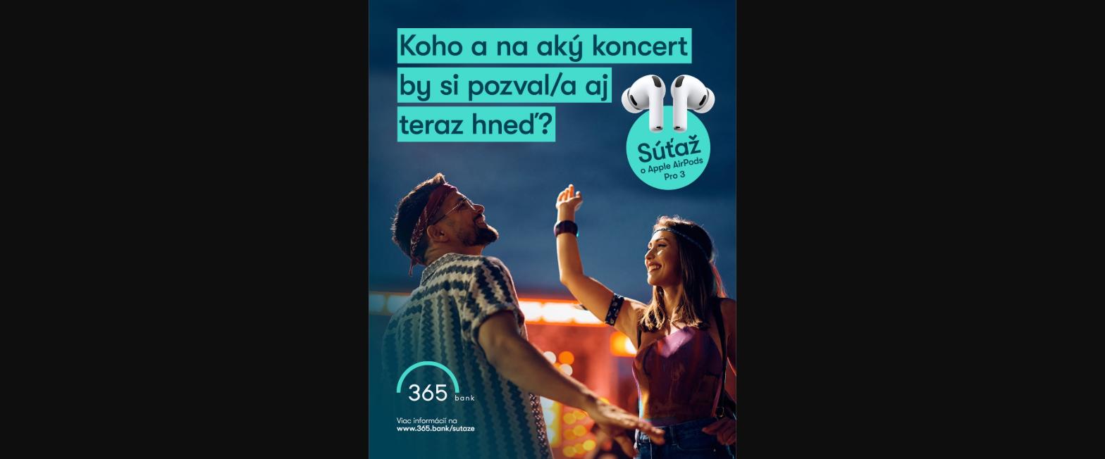 Súťaž o Apple AirPods Pro 3 – 365.bank