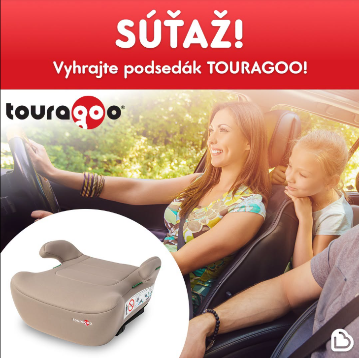 Súťaž o autosedačkový podsedák Touragoo Troy od Brendon Slovakia